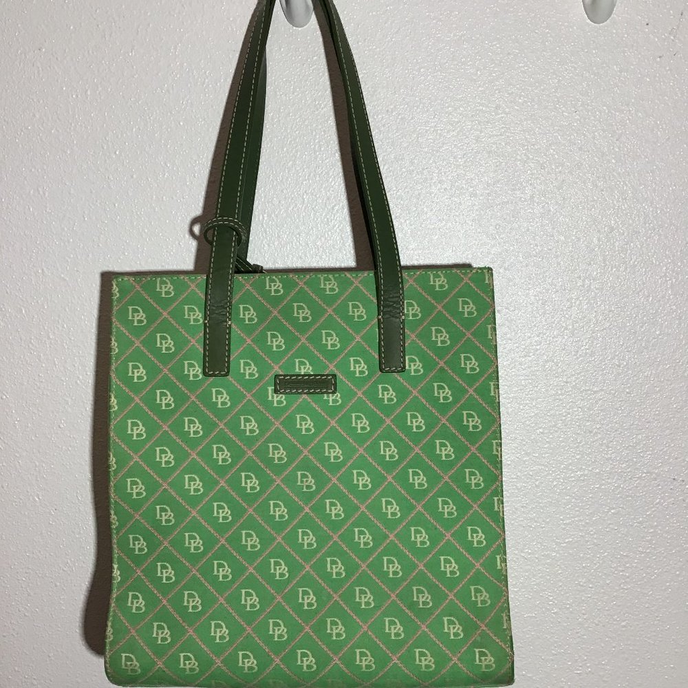 Dooney And Bourke Green Monogram Bag